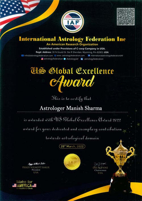Astrologer Manish Sharma